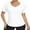 White, variant on Charmo Womens Short Sleeve Swim Shirts UPF 50+ Sun Protection Rash Guard Hiking Runing Swimsuit Tops