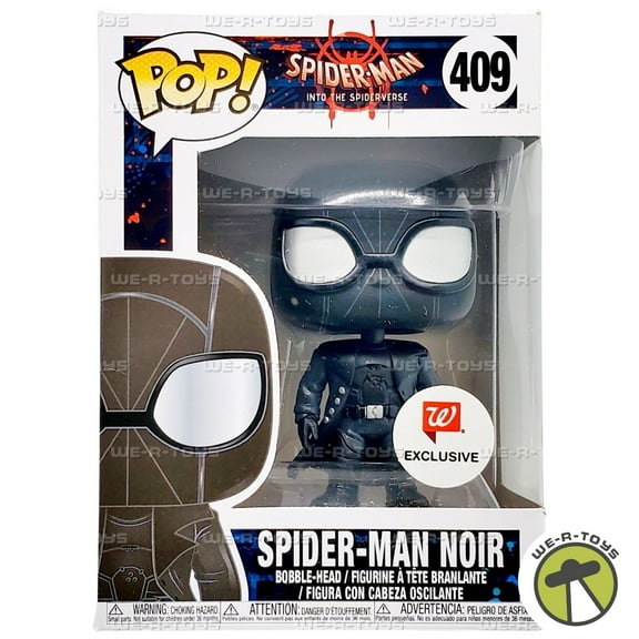 Pre-Owned Funko POP Marvel Spider-Man Into the Spider-Verse Spider-Man Noir 409 Figure