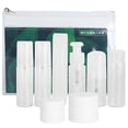 thumbnail image 1 of 8 unids/set botella dispensadora portátil vacío recargable loción crema contenedor conjunto de botellas, 1 of 8
