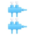 thumbnail image 2 of Fish  Splitter, Plastic Oxygen Pipe Distributor, 0.31inch Air Inlet For Fish  Aquarium 2 Way 2PCS,3 Way 2PCS,4 Way,5 Way,6 Way, 2 of 8