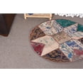 thumbnail image 5 of Moroccan Rug, 3.3x3.3 ft Small Rugs, Anatolian Rug, Turkish Rug, Vintage Rug, 5 of 9