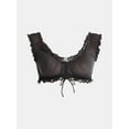 thumbnail image 3 of No Boundaries Valentine's Day Chiffon Bralette, Women’s, 3 of 3