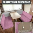 thumbnail image 2 of XYZCANDO Pink Purple RV Dinette Cushions Comfortable RV Dinette Cushion Covers for Women Couch Cushion Covers Universal Loveseat Sofa Chair Cover Furniture Protection Camper Must Haves, 2 of 7
