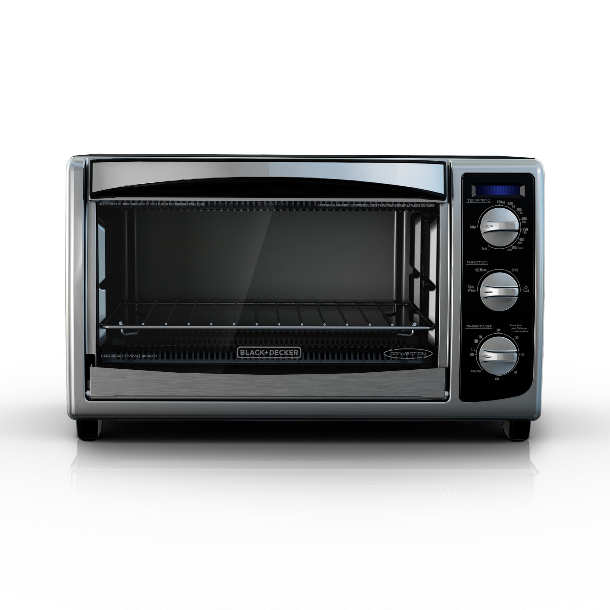 Black & Decker Convection Toaster/Pizza Oven Silver TO1635B - Best Buy