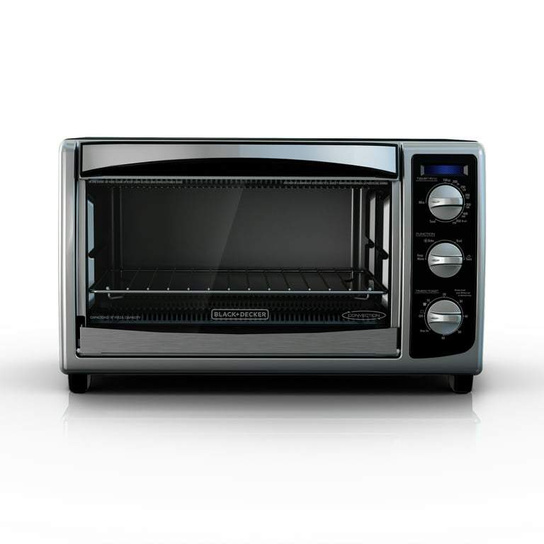 BLACK+DECKER 6 Slice Toaster Oven - Black