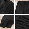 thumbnail image 4 of Dianli Women High Waist Lightweight Straight Leg Lounge Pants Thin Summer Sleepwear Breathable Soft Relaxed Fit Comfortable Homewear Easy Care, 4 of 8