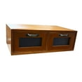 thumbnail image 1 of relayinert Wood Desktop Storage Box Counter Multifunctional Drawer Desktop Riser Stand Double Double Drawer, 1 of 3