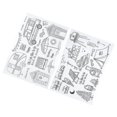 thumbnail image 3 of 2Pcs Transparent Stamp TPR Seal Summer Trip Castle Car Tent for Card Making DIY Scrapbooking, 3 of 5