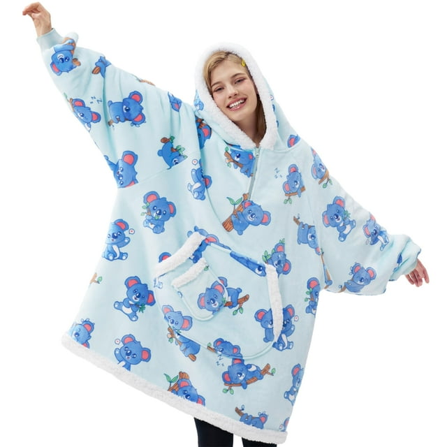 Sudadera con capucha Giggling Getup Koala Sherpa de forro polar