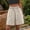 Beige, variant on Laipiong Women's Baggy Wide Leg Shorts Summer 2026 Casual Drawstring High Waisted Trousers with Pockets Comfy Stretchy Beach Vacation Outfits