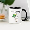 thumbnail image 4 of CafePress - Never Give Up Stork And Frog Mug - 11 oz Ceramic Mug - Novelty Coffee Tea Cup, 4 of 6