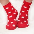thumbnail image 2 of Fuzzy Polka Dot Super Fuzzy Warm Plush Cozy Cute Socks - Assortment C - 8prs, 2 of 6