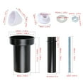 thumbnail image 5 of YIGSECU In Wall Toilet Seal Rings easy installs Seal Rings Simple Use for Leak Prevention, 5 of 12