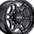 thumbnail image 4 of 17x9 Ultra 178SB Mongoose Satin Black & Satin Clear-Coat Wheel 5x5 (1mm), 4 of 5