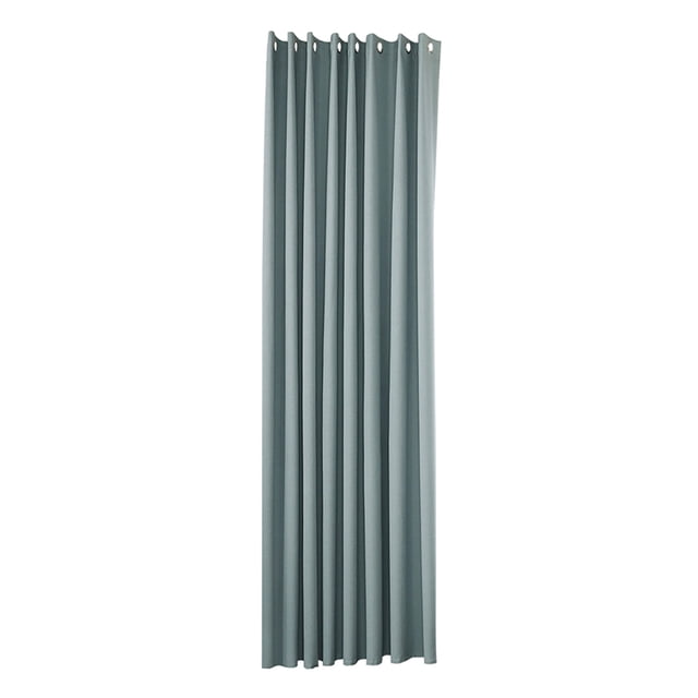 Cortinas de dormitorio que cubren las ventanas suaves cortinas opacas térmicas para el estudio de cine en casa ojal de oscurecimiento térmico ojal - Azul claro62.99 pulgadas Sunnimix Cortina opaca
