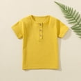 thumbnail image 4 of TOWED22 Boys Short Sleeve Tops Crew Neck Graphic T-Shirts Truck Print Cotton Tees(Gold,4-5 Y), 4 of 6