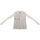 thumbnail image 3 of MHFRRA Cárdigan de Punto Acanalado con Doble Cremallera para Mujer, Top Corto Ajustado con Cuello Blanco, 3 of 3