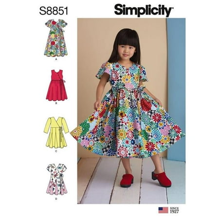 Simplicity Patterns US8851A 3-7 Childs Dresses | Walmart Canada