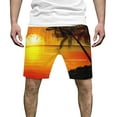 thumbnail image 2 of PEASKJP Men's Mesh Shorts Workout Gym Shorts Lounge Shorts with Zipper Pockets,Orange M, 2 of 4