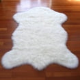 thumbnail image 2 of Walk On Me Polar Bear Pelt Faux Fur Shag Area Rug, 2 of 5