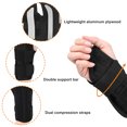 thumbnail image 4 of Wrist Brace Sports Carpal Tunnel Arm Stabilizer Arthritis Comfortable Adjustable Strap Splint Support Adjustable Strap Wristband Bandage for Left Right Gym, 4 of 9