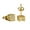 Gold, variant on Chunleiiii Hypo Allergenic Earrings Women Synthetic Diamond Ear Studs Jewelry Wedding Gift