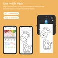 thumbnail image 3 of Travel Mini Pocket Printer Camera  Print Portable Thermal Printing Machine Wireless BT Connection for Picture Label DIY Handcraft List Meno Notes Journal Receipt Paper, 3 of 6