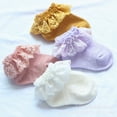 thumbnail image 4 of Calcetines para niños primavera y otoño verano nuevos calcetines de encaje para niñas calcetines sueltos de encaje de princesa para bebés calcetines de bebé calcetines de algodón, 4 of 5