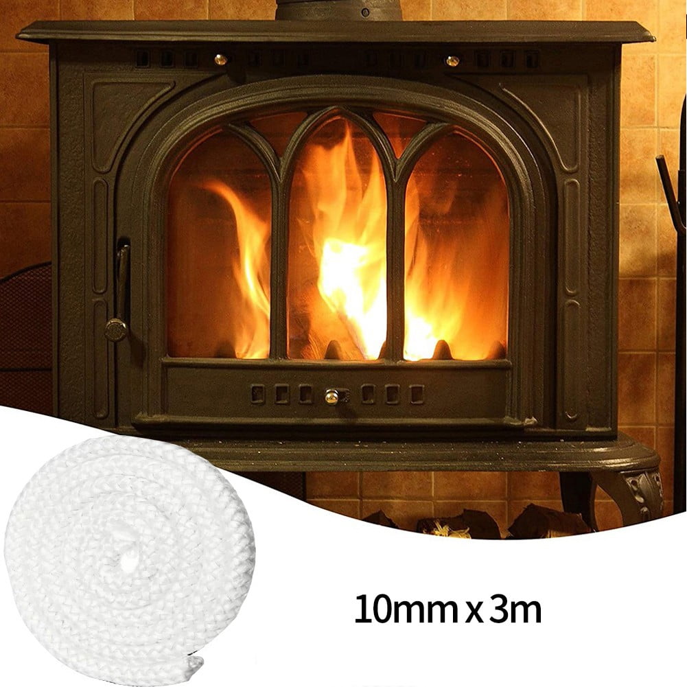 Sufanic White Stove/Fire Rope Wood Burning Stove Length Log Burner Door Seal  - Walmart.com