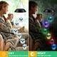 thumbnail image 4 of Campanas de viento solares LED para exteriores, campanas de viento de búho de cristal que cambian de color para decoración de jardín, regalos para fiestas en casa y Navidad., 4 of 5