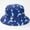Blue1, variant on RTKFRFLM Kids Dinosaur Print Bucket Hat UV Protection Wide Brim Sun Hat Grey 3-6 M