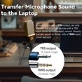 thumbnail image 3 of Divisor de cable de audio KILOGOGRAPH TRRS a TRS, adaptador de 3,5 mm, 3 of 6