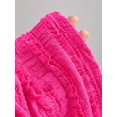 thumbnail image 3 of Hot Pink Ruched Halter Maxi Dress With Adjustable Neck Tie, 3 of 6