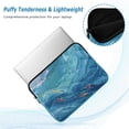 thumbnail image 5 of Quilted Laptop Sleeve for 13-16 Inch Laptops Protective Laptop Case Cover Lightweight Travel & Office Essentials Ocean Surface, 5 of 8