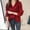 Red, variant on Ladies Shirts Summer Top for Women Shirts — Button Sleeve Casual Polka Shirts Turn-Down Casual Women Long Tops Elegant Polka Dot Blouse for Everyday Wear and Weekend Styling Black L