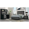 thumbnail image 2 of Global Furniture USA Lisbon Engineered Wood Queen Bed in Dark Gray/Black, 2 of 3
