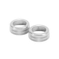 thumbnail image 2 of AC Switch Ring, Durable Reliable 2pcs Air Conditioning Knob Cover Antirust Wearproof  For Decoration Red,Silver, 2 of 8