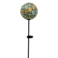 thumbnail image 6 of Yellow Paper Mache Ball Solar Stake Light, 6 of 7