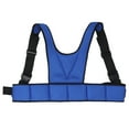 thumbnail image 3 of Wheelchair Seatbelt Comfortable Wear Blue Adjustable Tightness Fixing Function Reduce Bumps Wheelchair Fixing Belt for Hospital for Elderly for Outdoor, 3 of 8