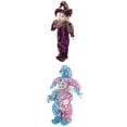 thumbnail image 1 of 2x 12'' Triangel Doll Italian Tokens Dolls para Valentín Yotijar Payaso de muñecas de porcelana, 1 of 10