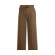 thumbnail image 5 of Pantalones de Cintura Elástica de Pierna Ancha para las Mujeres, Cordón de Lino Casual, Pantalones Recortados para las Mujeres, 5 of 7