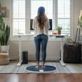 thumbnail image 7 of JumpSport Wurf Board Office Standing Desk Anti-Fatigue Mat, Maui Ocean Blue, 7 of 7