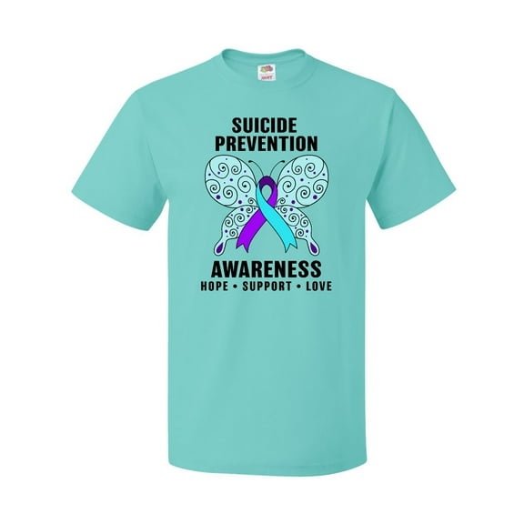 Inktastic Suicide Prevention Awareness Hope Support and Love T-Shirt