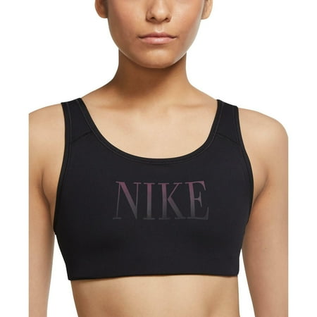 Nike 289862 Women's Dri-fit Logo Scoop-Back Medium-Impact Sports Bra Size M