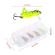 thumbnail image 4 of 5 unids/caja saltamontes voladores insectos pesca Artificial pez señuelo lote conjunto cebo con 3 ganchos, 4 of 10