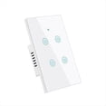 thumbnail image 2 of Interruptor Inteligente Matter WIFI, Interruptor Táctil de EE. UU., Interruptor de Pared Inteligente 4 Bandas para Hogar, Compatible con , Voice, Aplicación Inteligente, 2 of 10