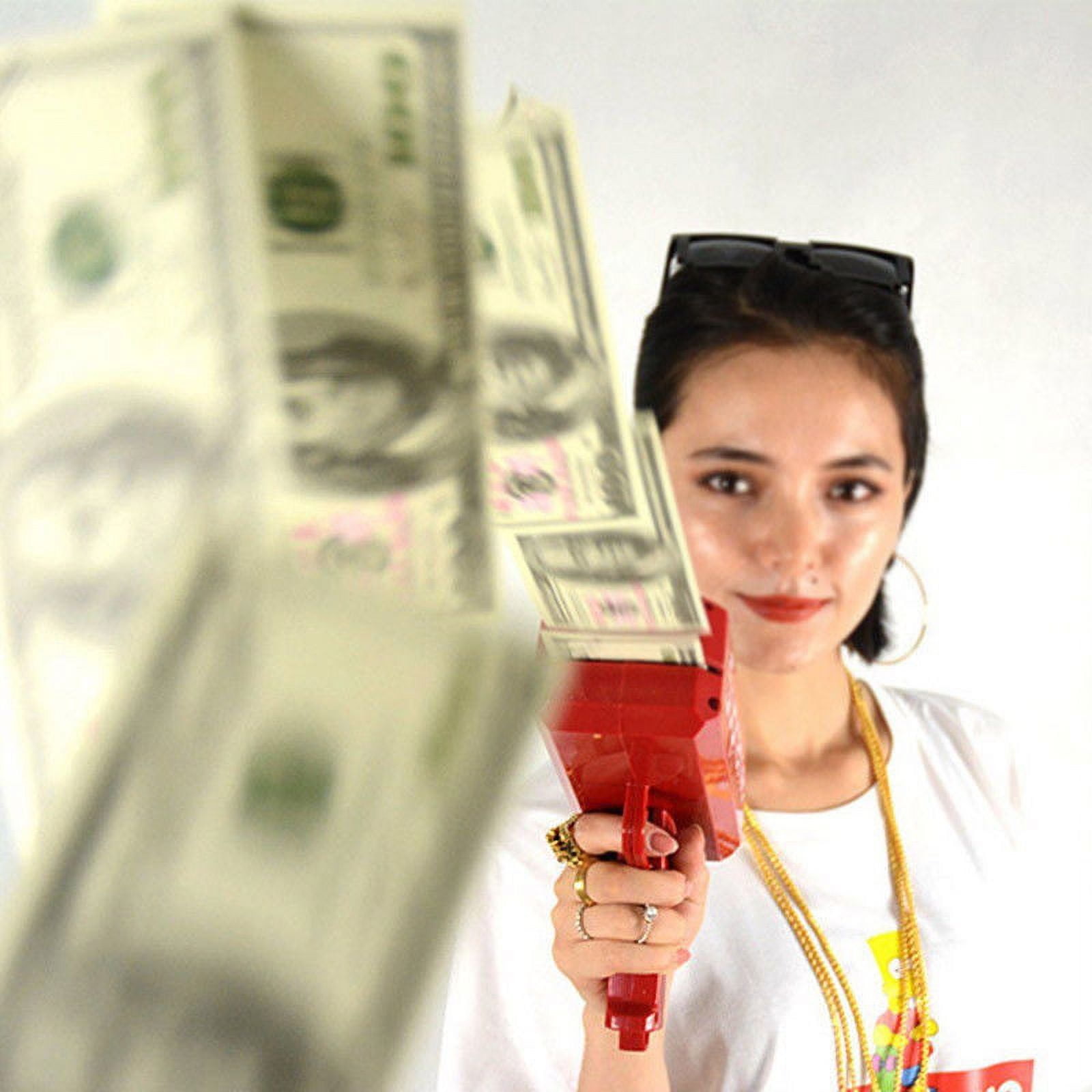Supreme Money Gun Cannon w/ 100 Bills in Gift Box Novelty Supreme Money Gun Cannon w/ 100 Bills in Gift Box Novelty
