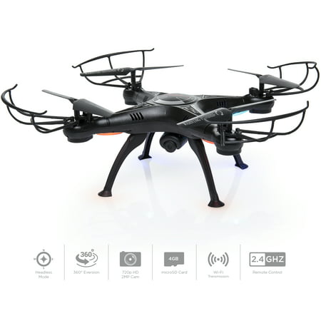Upgraded 6-Axis Headless RC Quadcopter FPV RC Drone W/ WIFI HD Camera For Real Time Video,2 Control Mode, Altitude (Best Freestyle Fpv Frame)