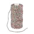 thumbnail image 1 of Cordel rojo, verde y blanco de 328 pies, cordel navideño para panadero, cordón de algodón Fun Express, cordón de regalo para manualidades, 1 of 2