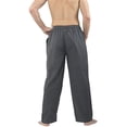 thumbnail image 2 of Pantalones de pijama de franela para hombre: pantalones de algodón cómodos para dormir o estar en casa, 2 of 4